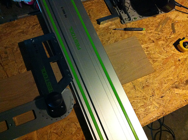 Travailler le bois table chêne Festool