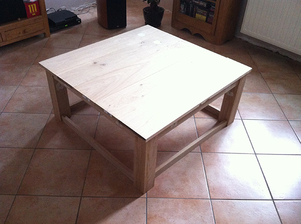 Travailler le bois table chêne