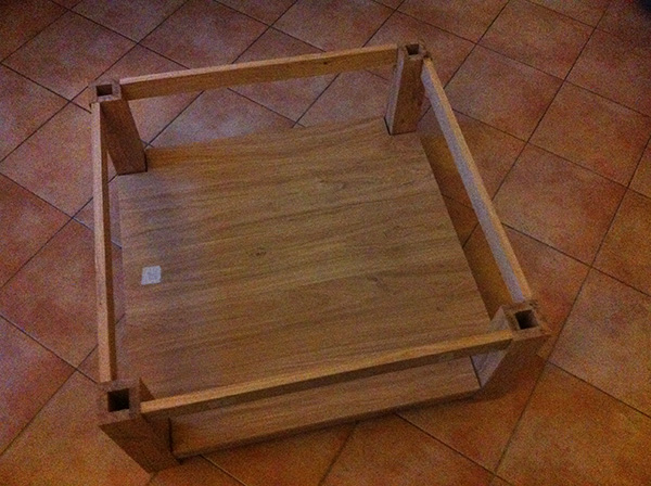 Travailler le bois table chêne