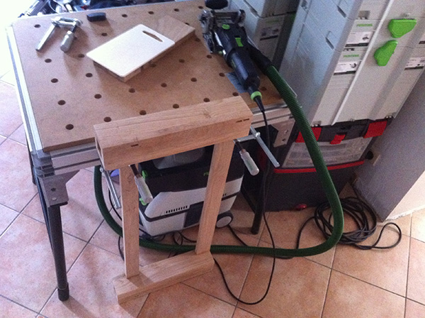 Travailler le bois table chêne Festool MFT