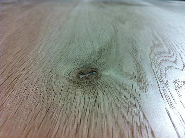 Travailler le bois table chêne
