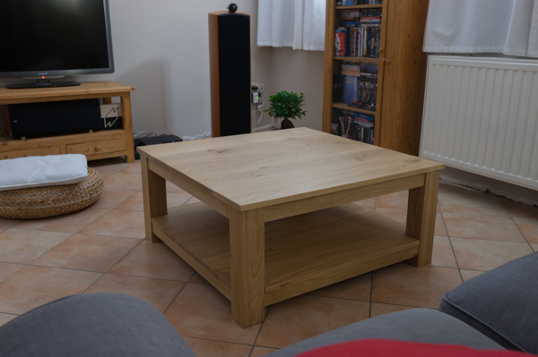 Travailler le bois table chêne 