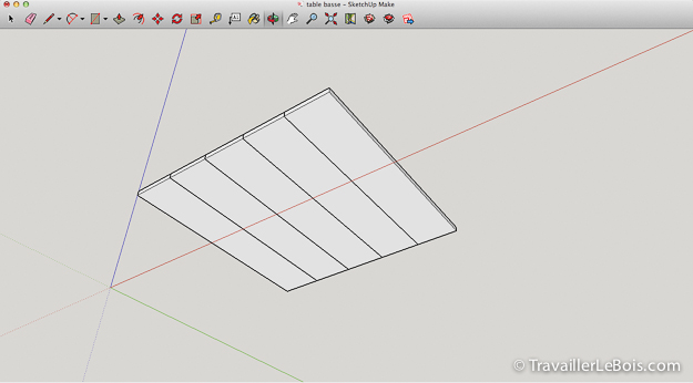 SketchUp Menuiserie Meuble