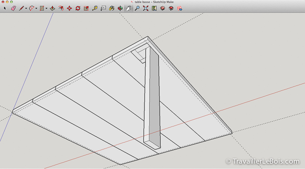 SketchUp Menuiserie Meuble