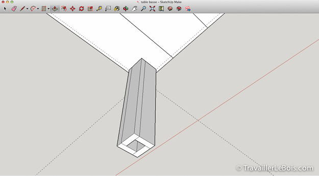 SketchUp Menuiserie Meuble