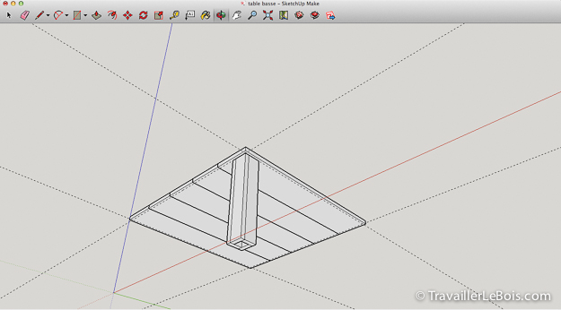 SketchUp Menuiserie Meuble