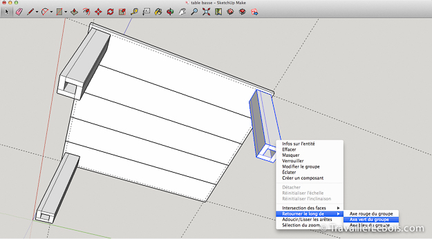 SketchUp Menuiserie Meuble