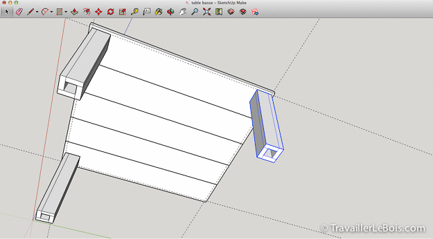 SketchUp Menuiserie Meuble