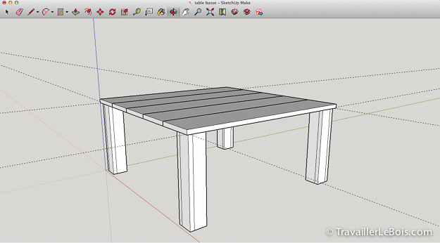 SketchUp Menuiserie Meuble