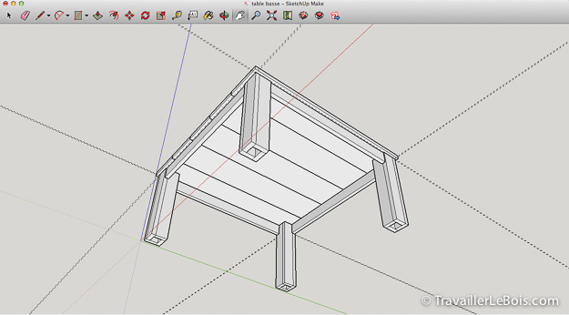 SketchUp Menuiserie Meuble