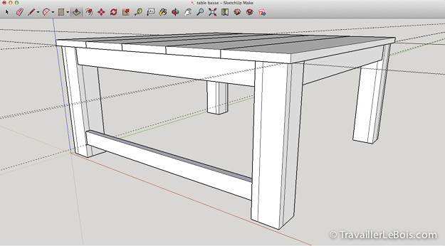 SketchUp Menuiserie Meuble