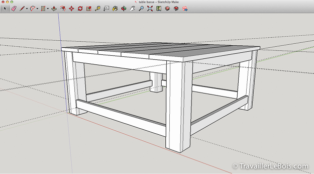 SketchUp Menuiserie Meuble