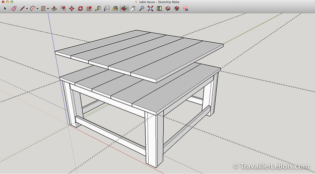 SketchUp Menuiserie Meuble