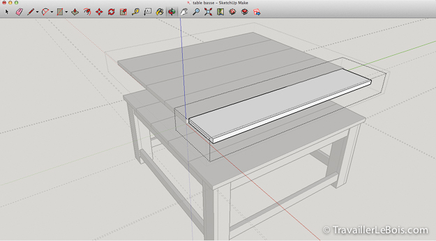 SketchUp Menuiserie Meuble