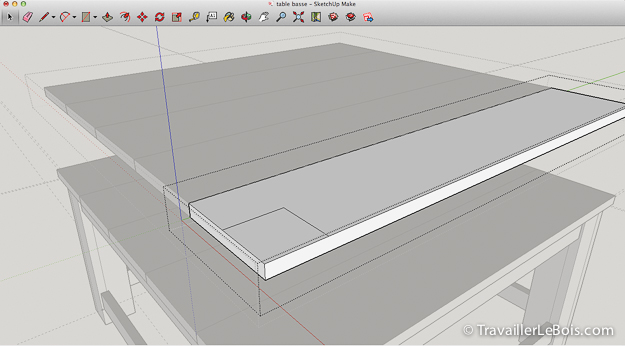 SketchUp Menuiserie Meuble