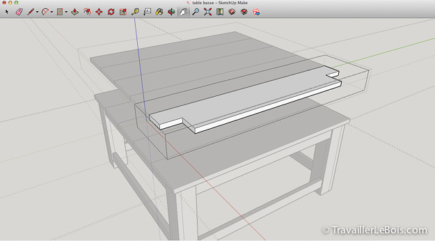 SketchUp Menuiserie Meuble