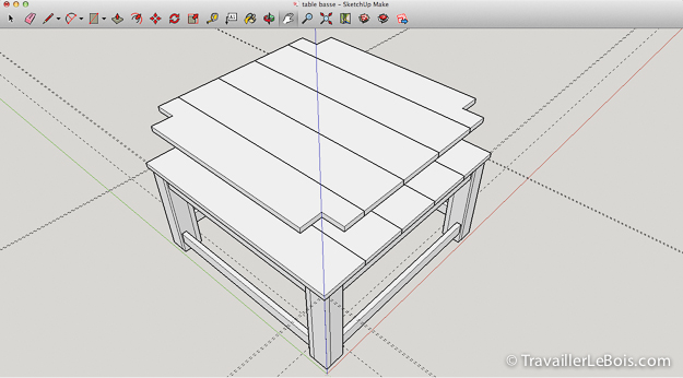 SketchUp Menuiserie Meuble