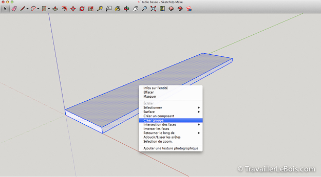 SketchUp Menuiserie Meuble