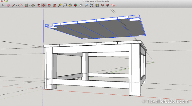 SketchUp Menuiserie Meuble