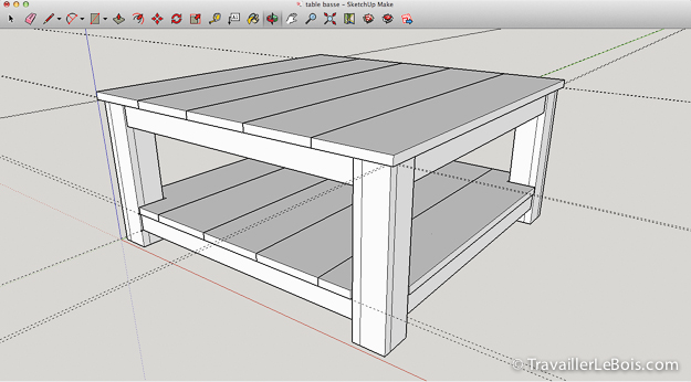 SketchUp Menuiserie Meuble