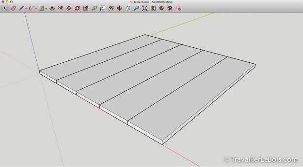 SketchUp Menuiserie Meuble