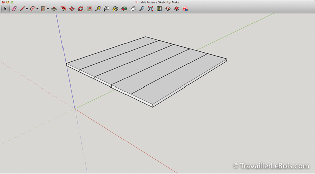 SketchUp Menuiserie Meuble