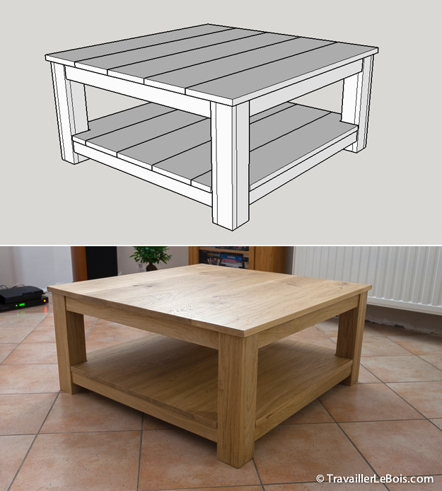 SketchUp menuiserie meuble bois