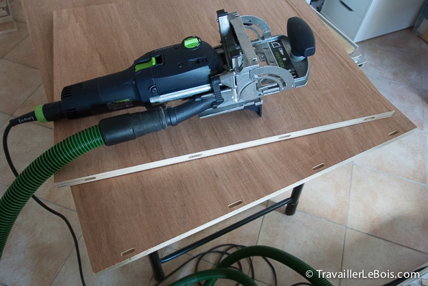 Fabrication d'un placard Festool Domino