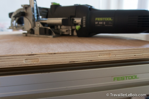 Fabrication d'un placard Festool Domino