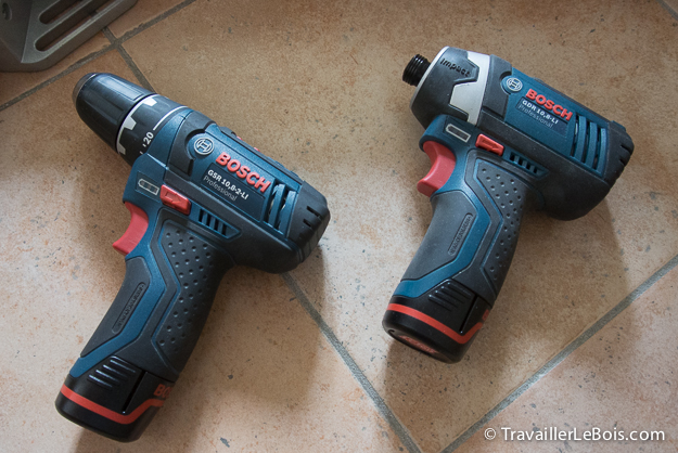 Visseuse Bosch GSR 10.8 et GDR 10.8