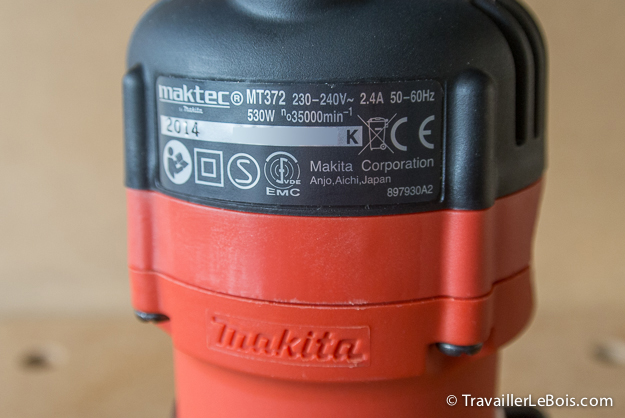 Affleureuse Maktec MT372 Makita