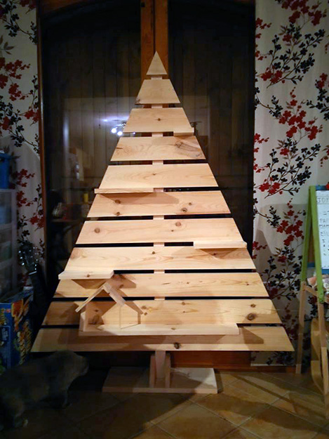 Sapin de Nöel DIY en bois