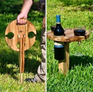 Table pliante pour apéro pique-nique