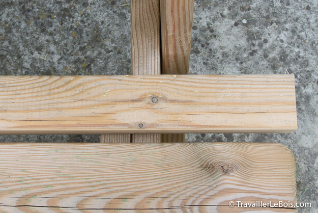 Rallonge de banc pour table pique-nique en bois