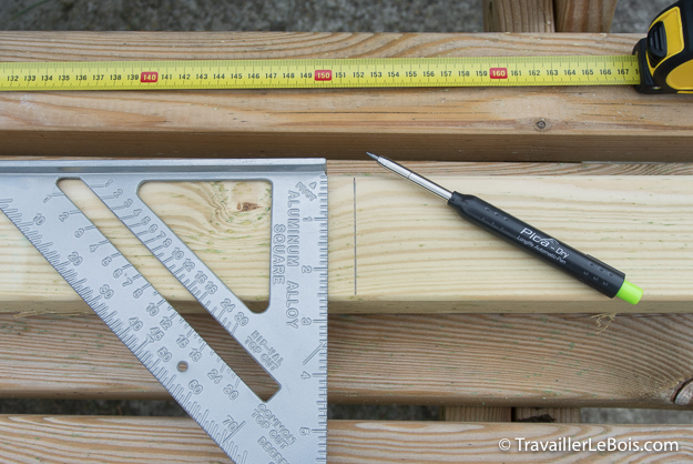 Rallonge de banc pour table pique-nique en bois