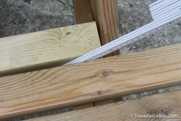 Rallonge de banc pour table pique-nique en bois