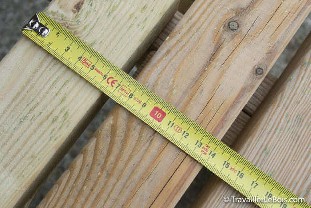 Rallonge de banc pour table pique-nique en bois