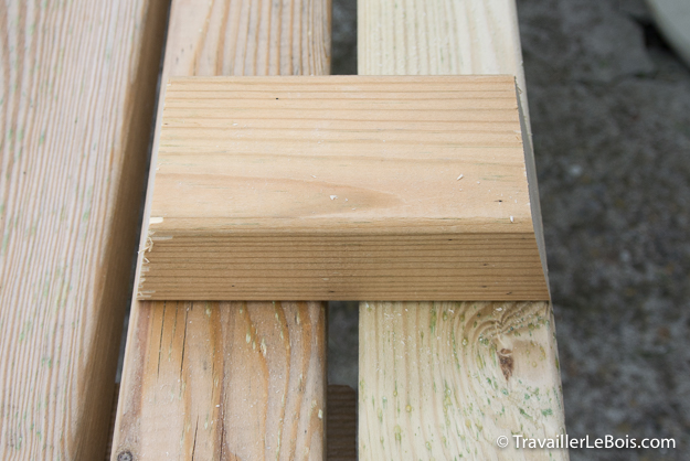 Rallonge de banc pour table pique-nique en bois