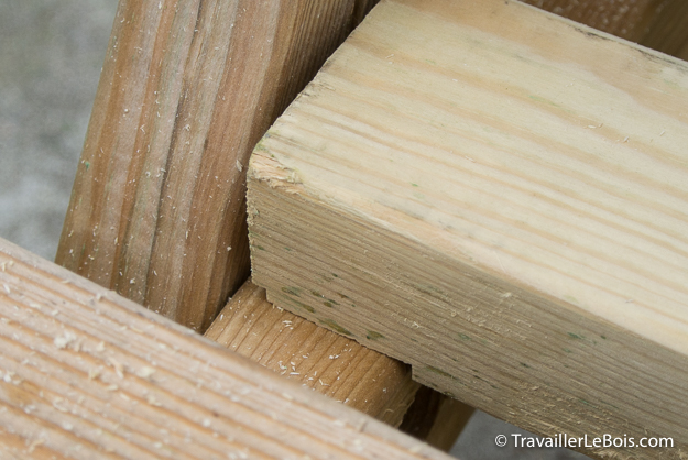 Rallonge de banc pour table pique-nique en bois