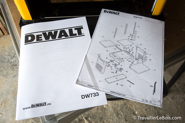 Raboteuse DeWALT DW733