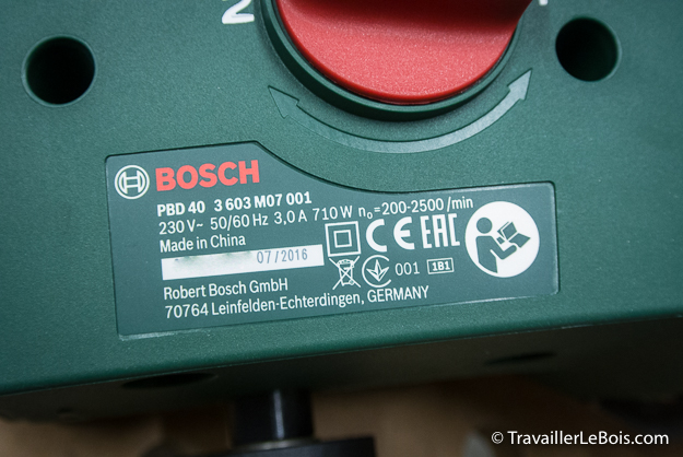 Perceuse à colonne Bosch PBD 40