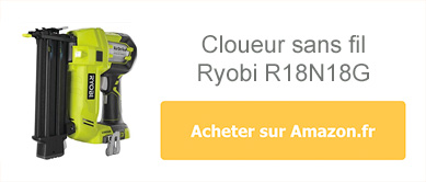 Acheter le cloueur sans fil Ryobi R18N18G sur Amazon.fr